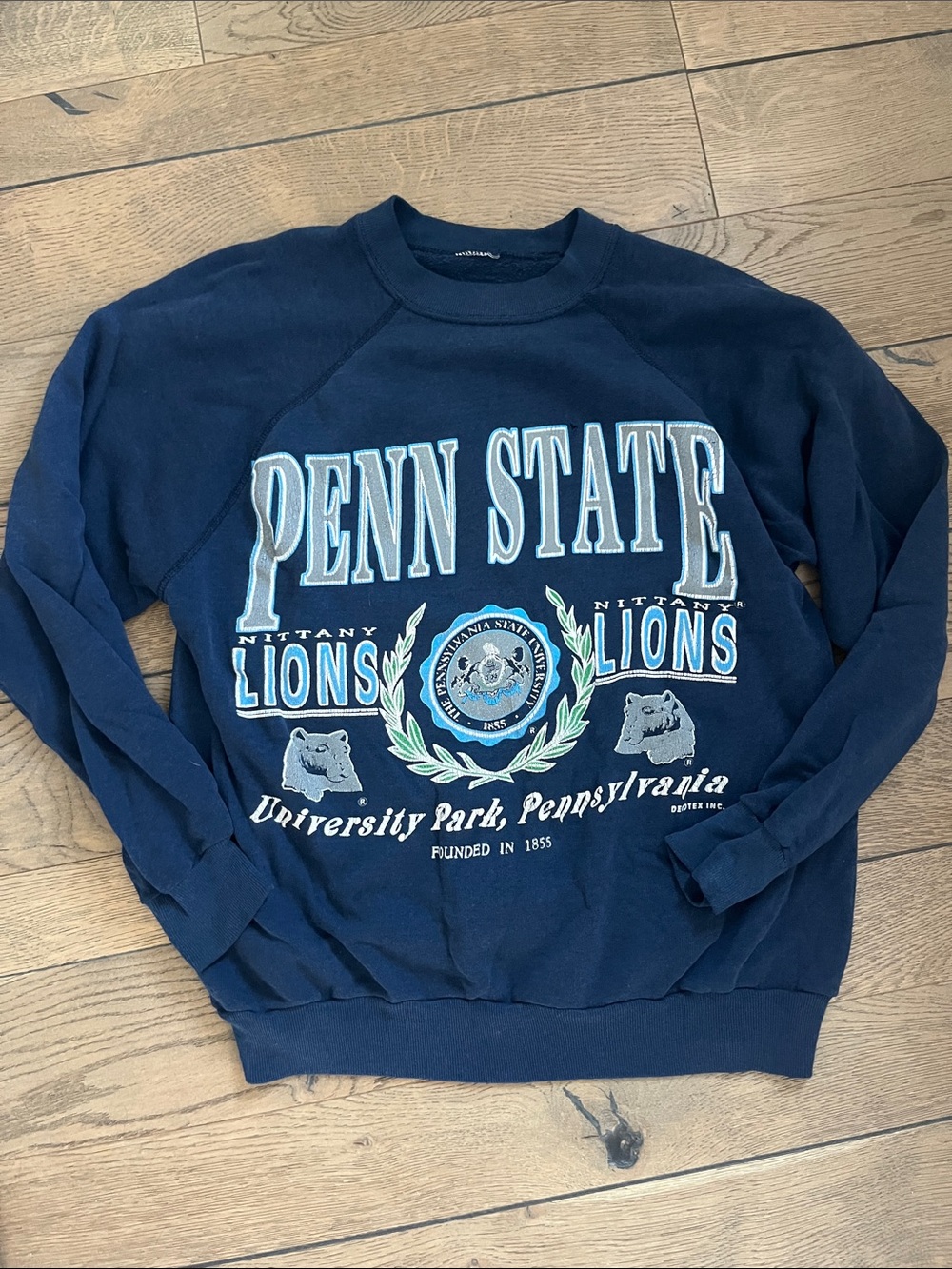 Vintage Lions Navy Crewneck Sweatshirt